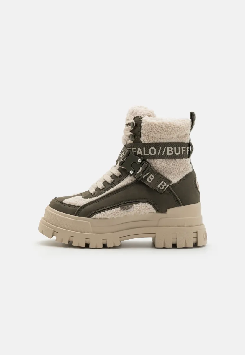 ASPHA COM1 WARM - Snowboot/Winterstiefel - khaki/cream