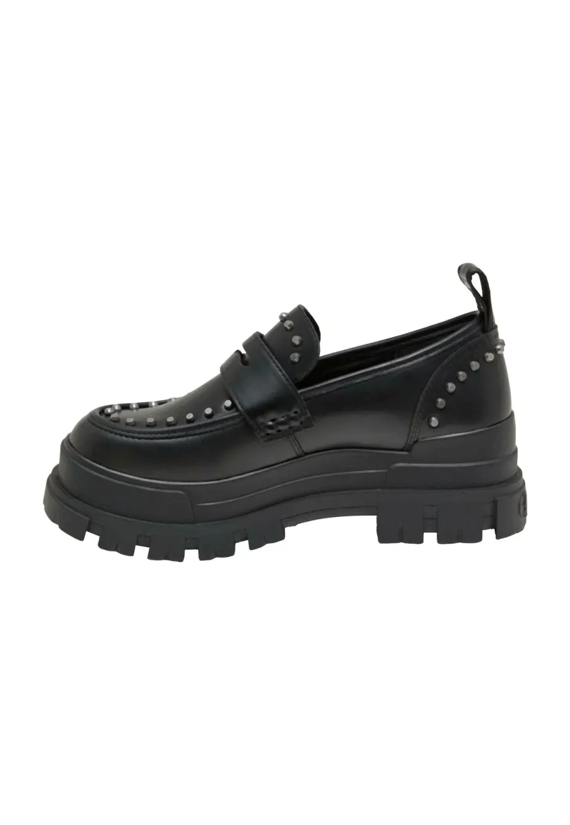 ASPHA LOAFER STUD  - Slipper - black