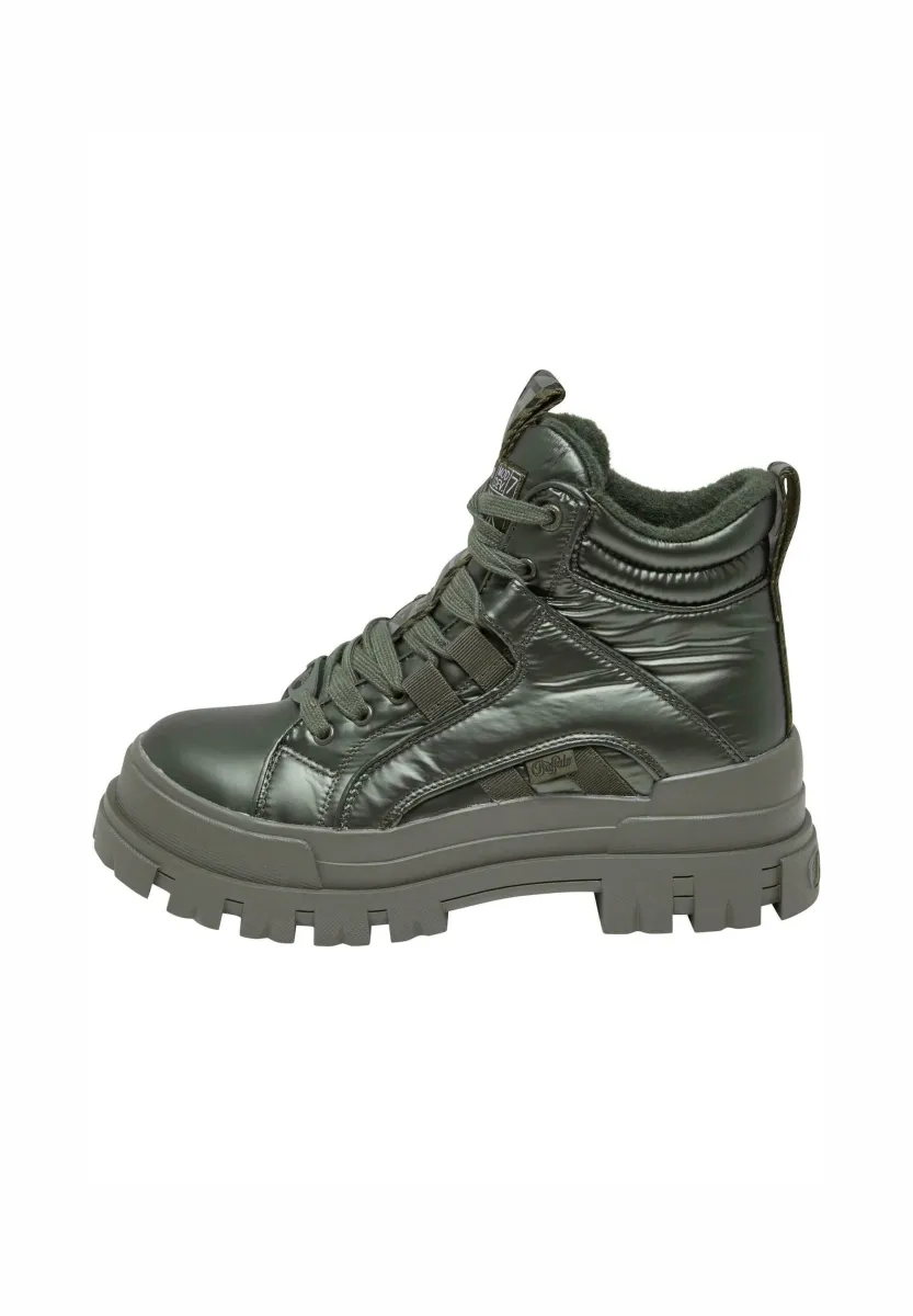 ASPHA NC MID - Plateaustiefelette - khaki
