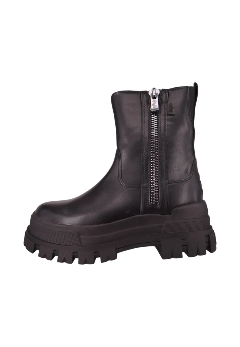 ASPHA - Plateaustiefelette - black