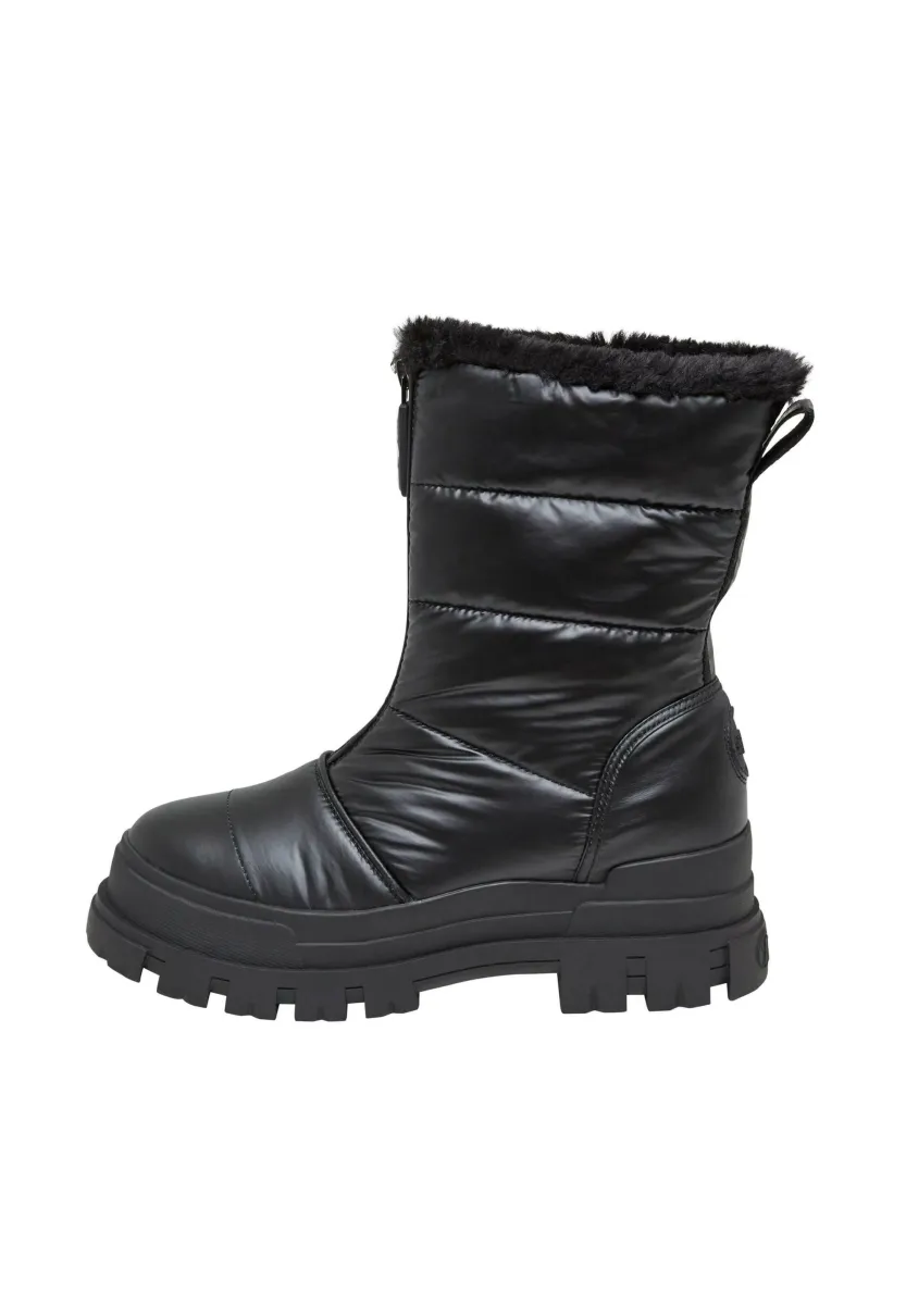 ASPHA QUILT ZIP - Snowboot/Winterstiefel - black