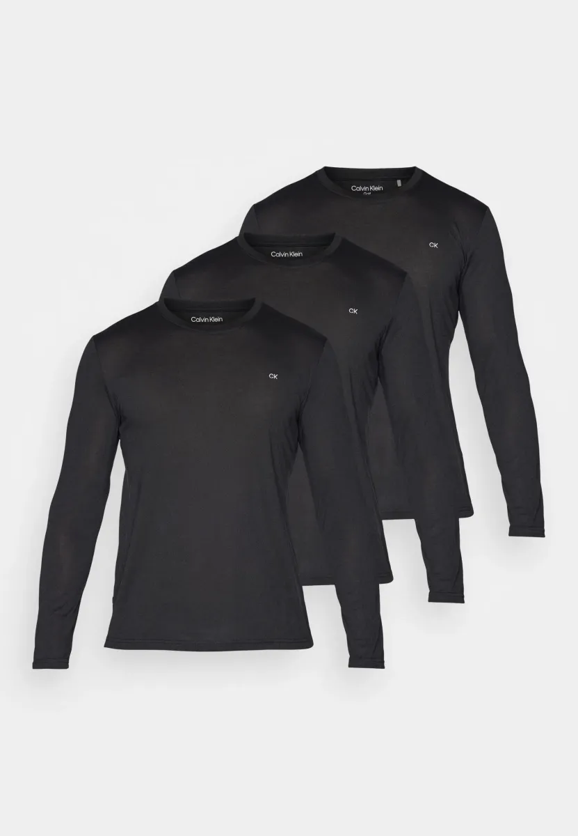 ASSORTED LONG SLEEVE 3 PACK - Langarmshirt - black