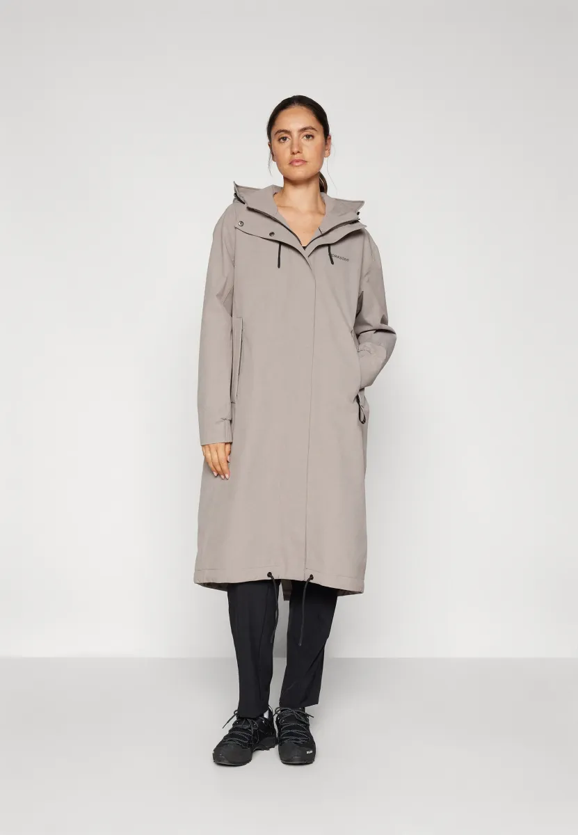 ASTRID PARKA - Hardshelljacke - ash brown