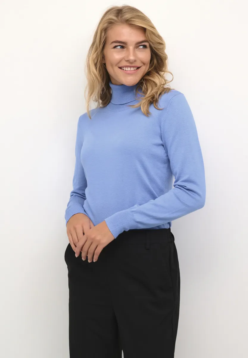 ASTRID ROLL NECK - Strickpullover - cornflower blue