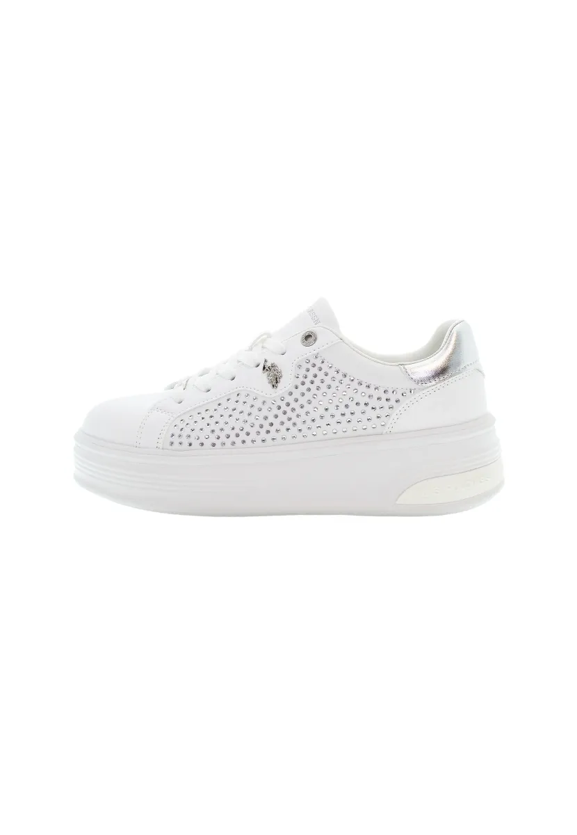 ASUKA - Sneaker low - white silver