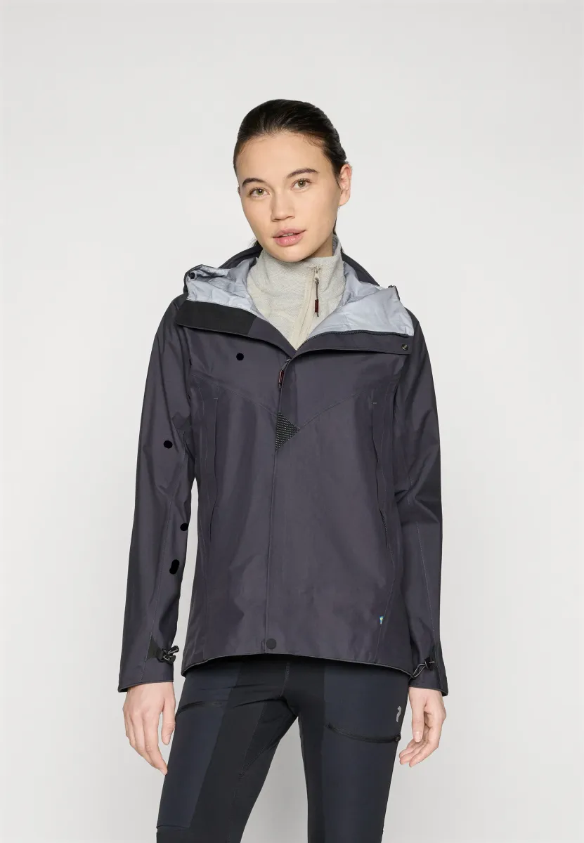 ASYNJA JACKET - Hardshelljacke - raven