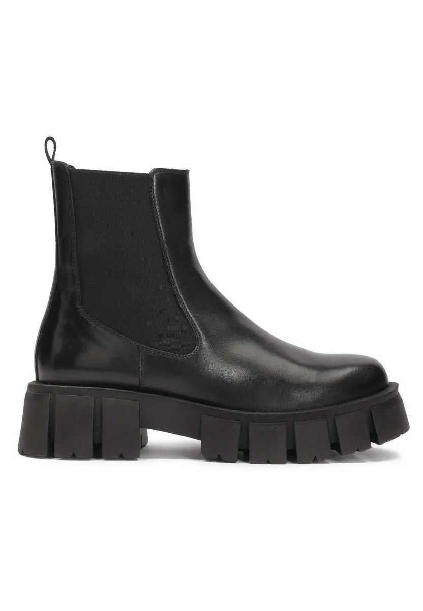 ATALY - Plateaustiefelette - black