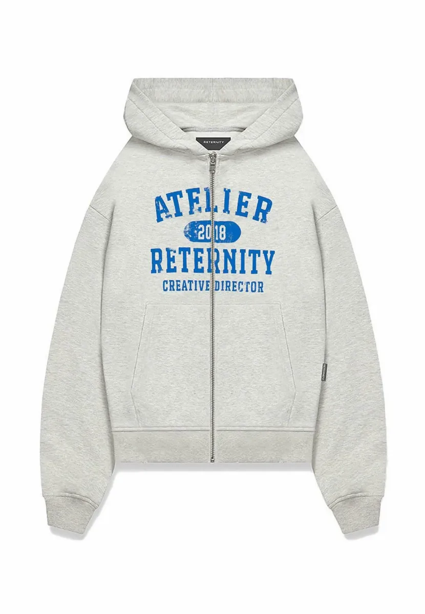 ATELIER EMBLEM - Sweatjacke - melangegrey
