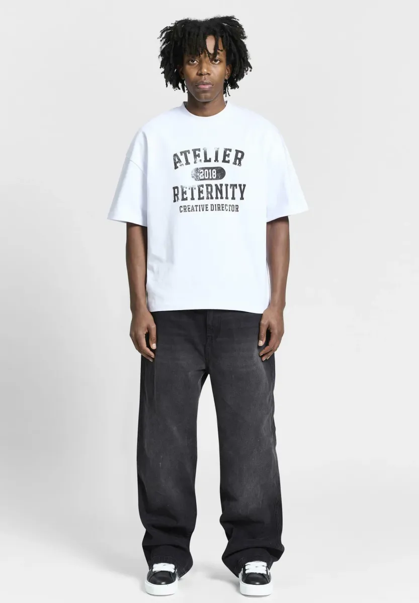 ATELIER EMBLEM - T-Shirt print - white