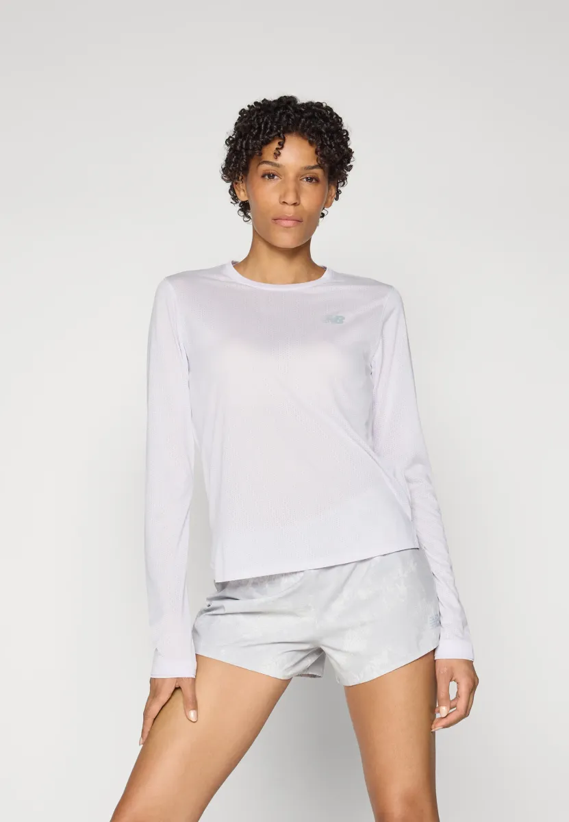 ATHLETICS LONG SLEEVE - Langarmshirt - taro heather