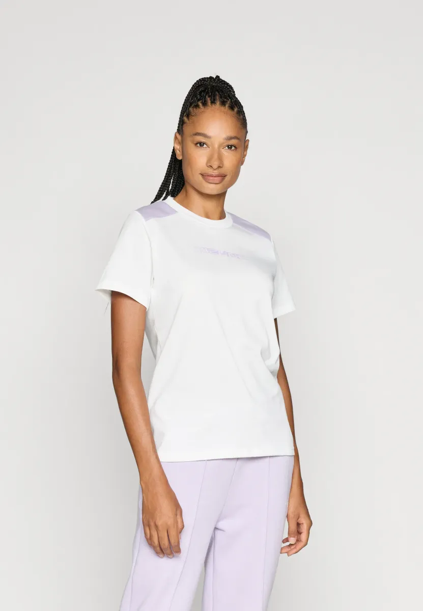 ATHLETICS - T-Shirt print - snow white/orhid petal