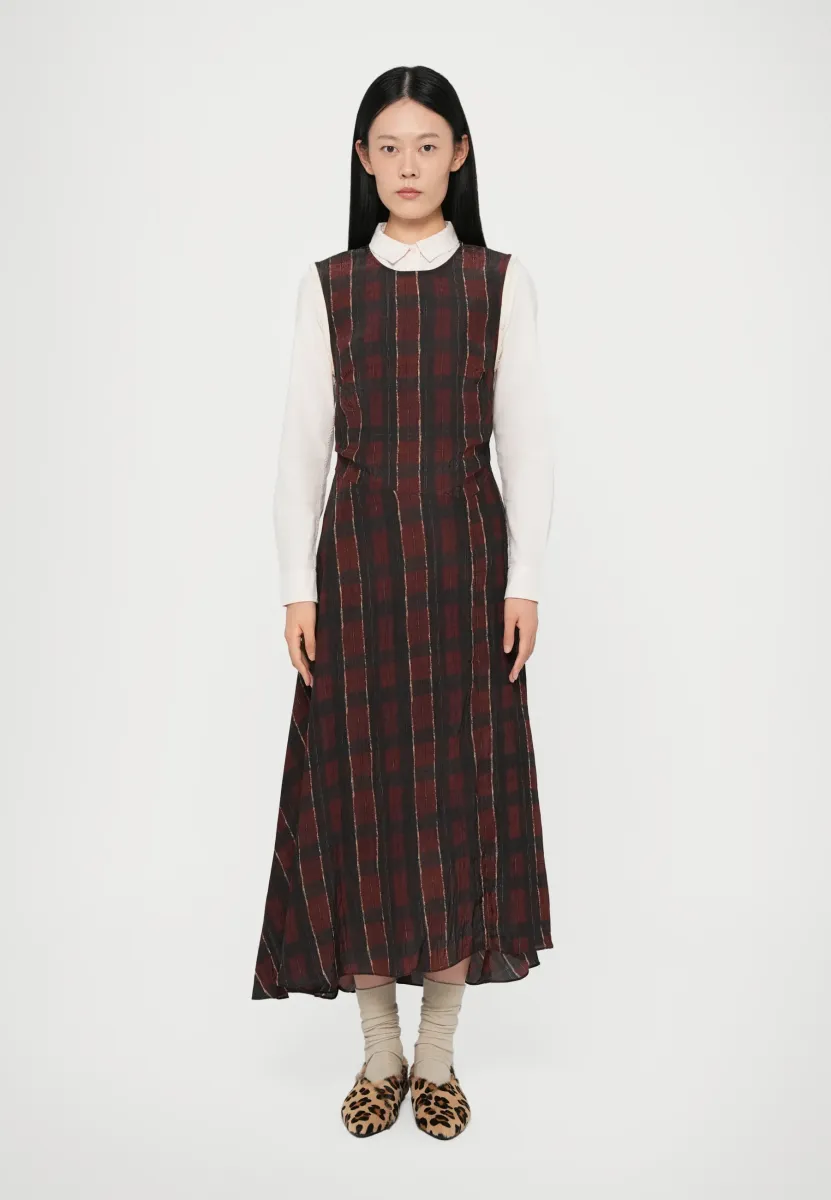 ATINA - Blusenkleid - dark red