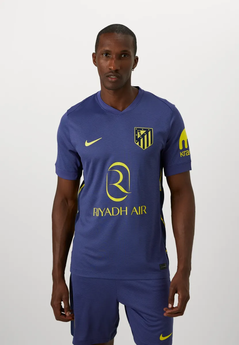ATLÉTICO MADRID 2025/26 STADIUM AWAY - Fußball-Trikot - binary blue dark purple dust vibrant yellow