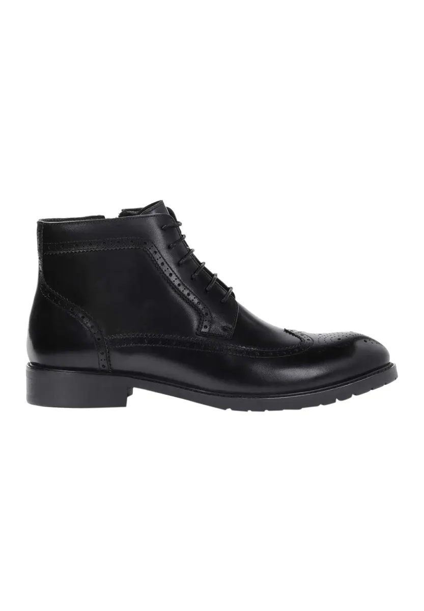 ATRUS - Schnürstiefelette - black