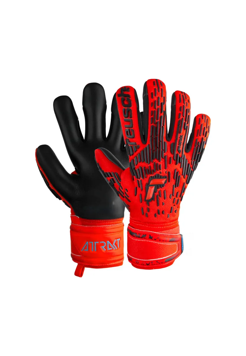 ATTRAKT FREEGEL - Torwarthandschuh - brig red futr blu blck