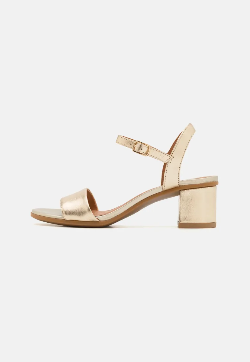 AURELY - Riemensandalette - light gold