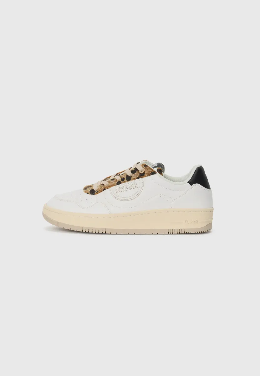 AUSTIN JENNA - Sneaker low - white/black/warm gray
