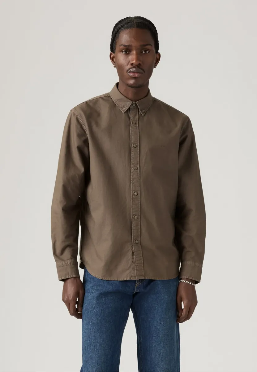 AUTHENTIC BUTTON DOWN - Hemd - khaki green