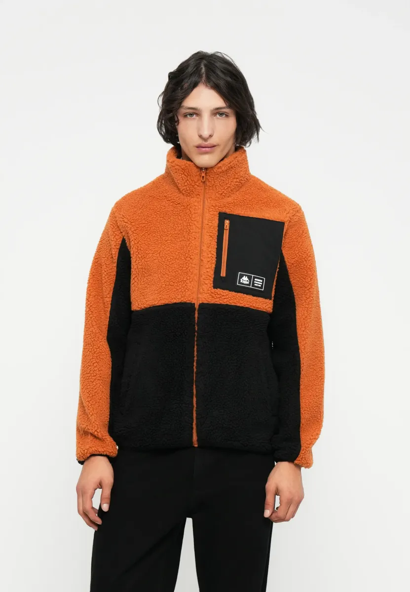 AUTHENTIC OLYA - Fleecejacke - yellow spectra/black