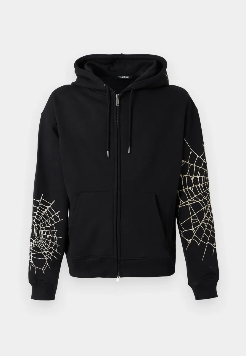 AUTHENTIC ZIP HOODIE UNISEX - Sweatjacke - black