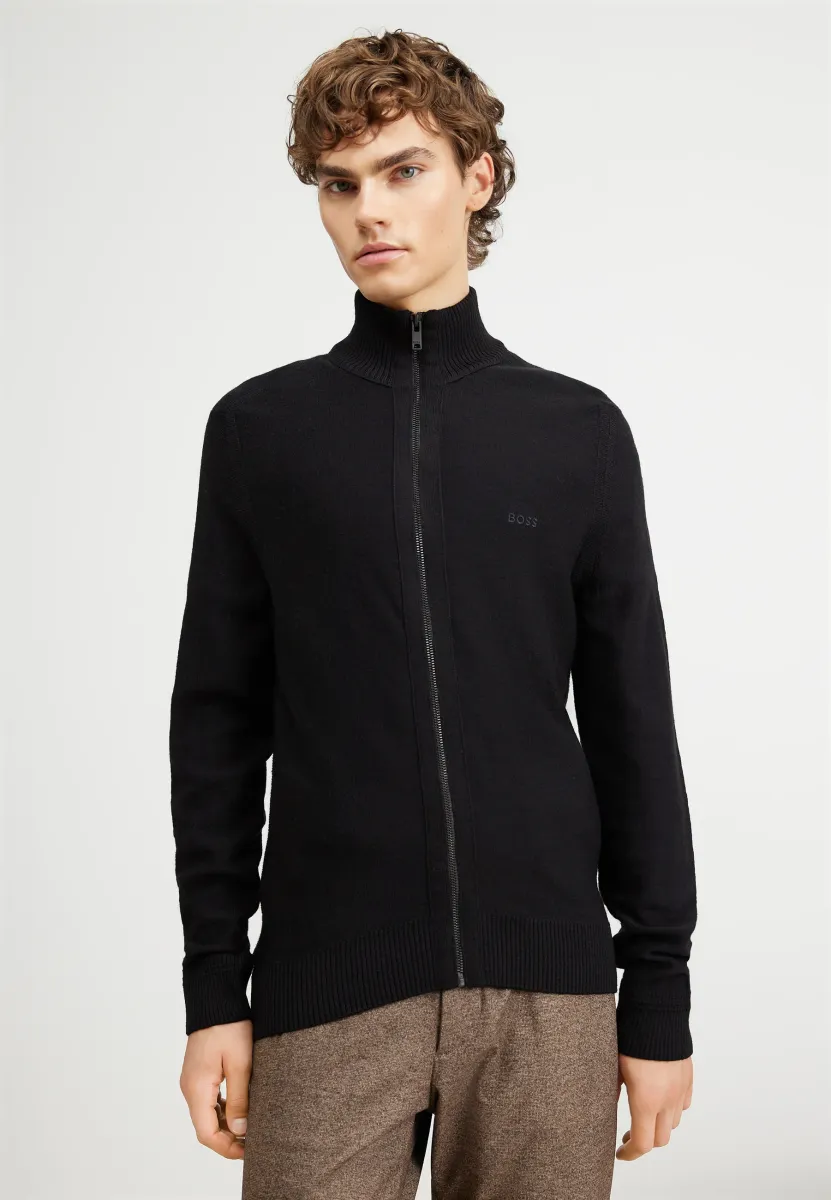 AVAC - Strickjacke - black