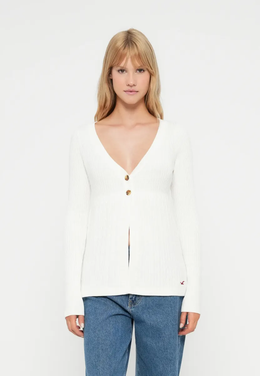 AVERY  - Strickjacke - white