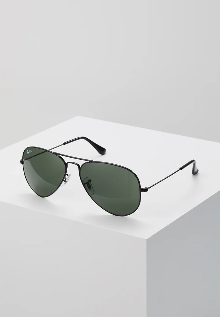 AVIATOR LARGE UNISEX - Sonnenbrille - schwarz