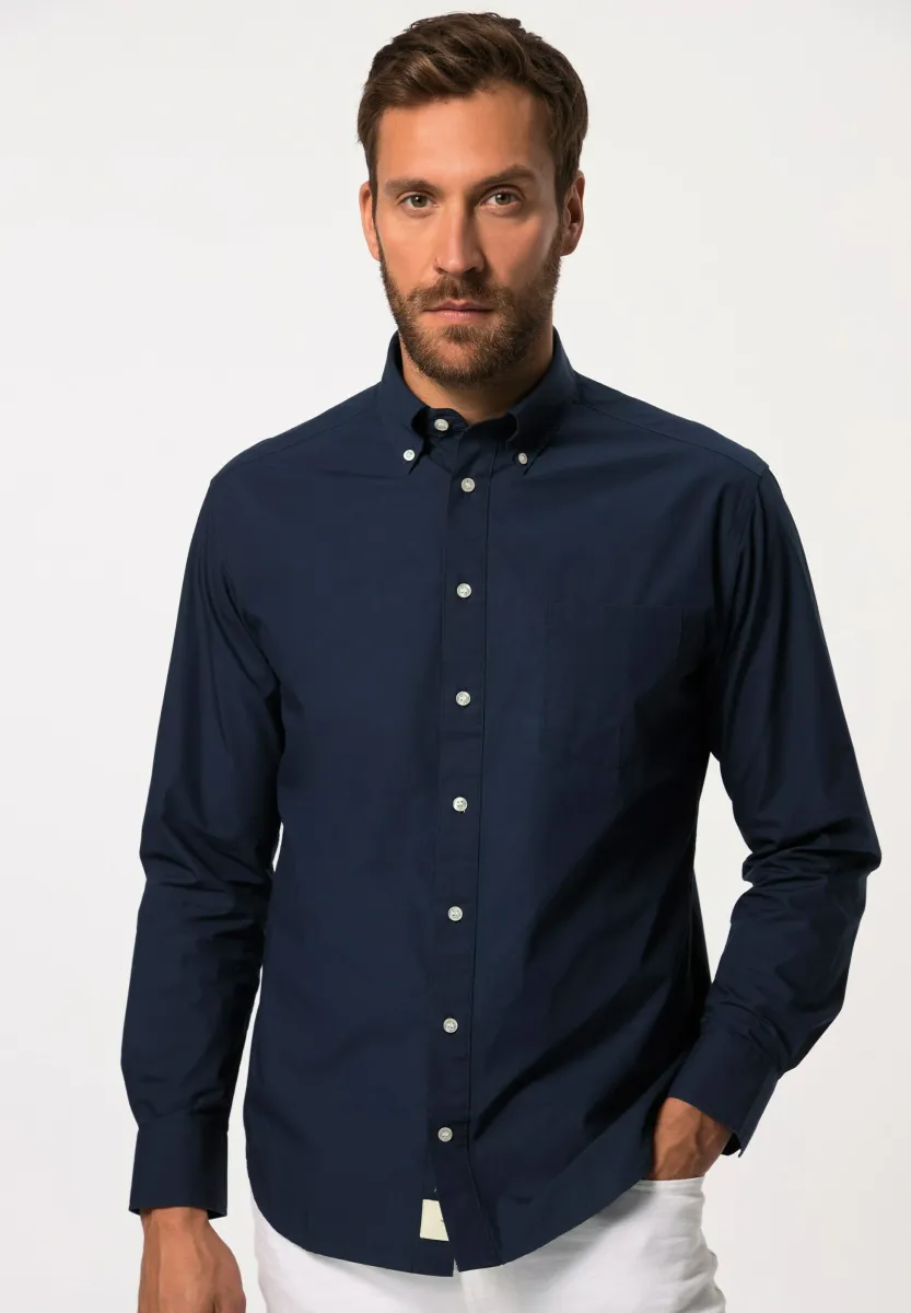 AWARE LONG-SLEEVED BUTTON-DOWN COLLAR - Hemd - night blue