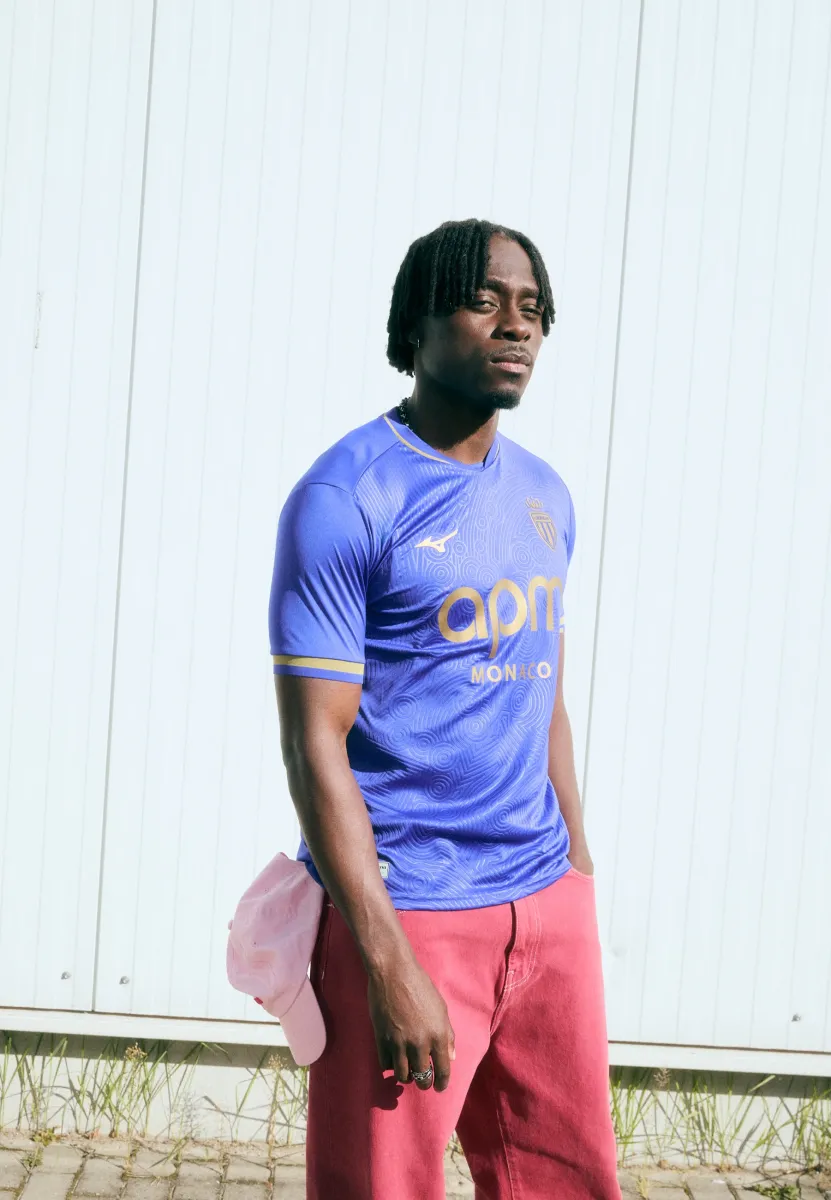 AWAY MONACO - Fußball-Trikot - spectrum blue