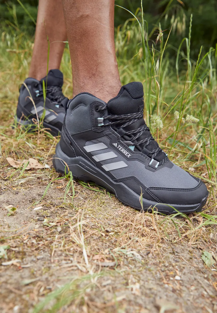 AX4 MID GORE-TEX® HIKING - Hikingschuh - core black/grey three/mint ton