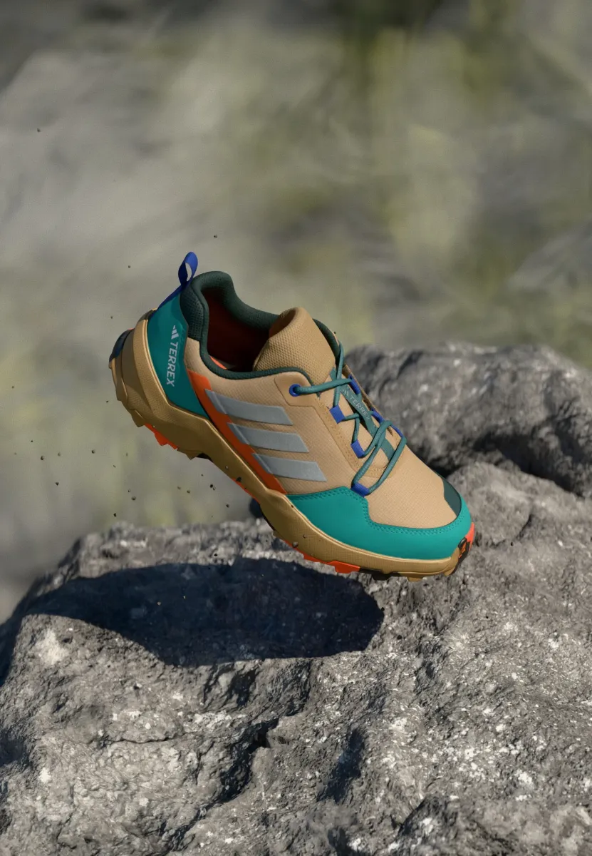 AX4R UNISEX - Hikingschuh - cardboard matte silver-coloured/pure teal