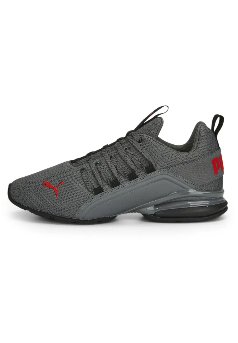 AXELION REFRESH - Laufschuh Straße - black/cool dark gray/red