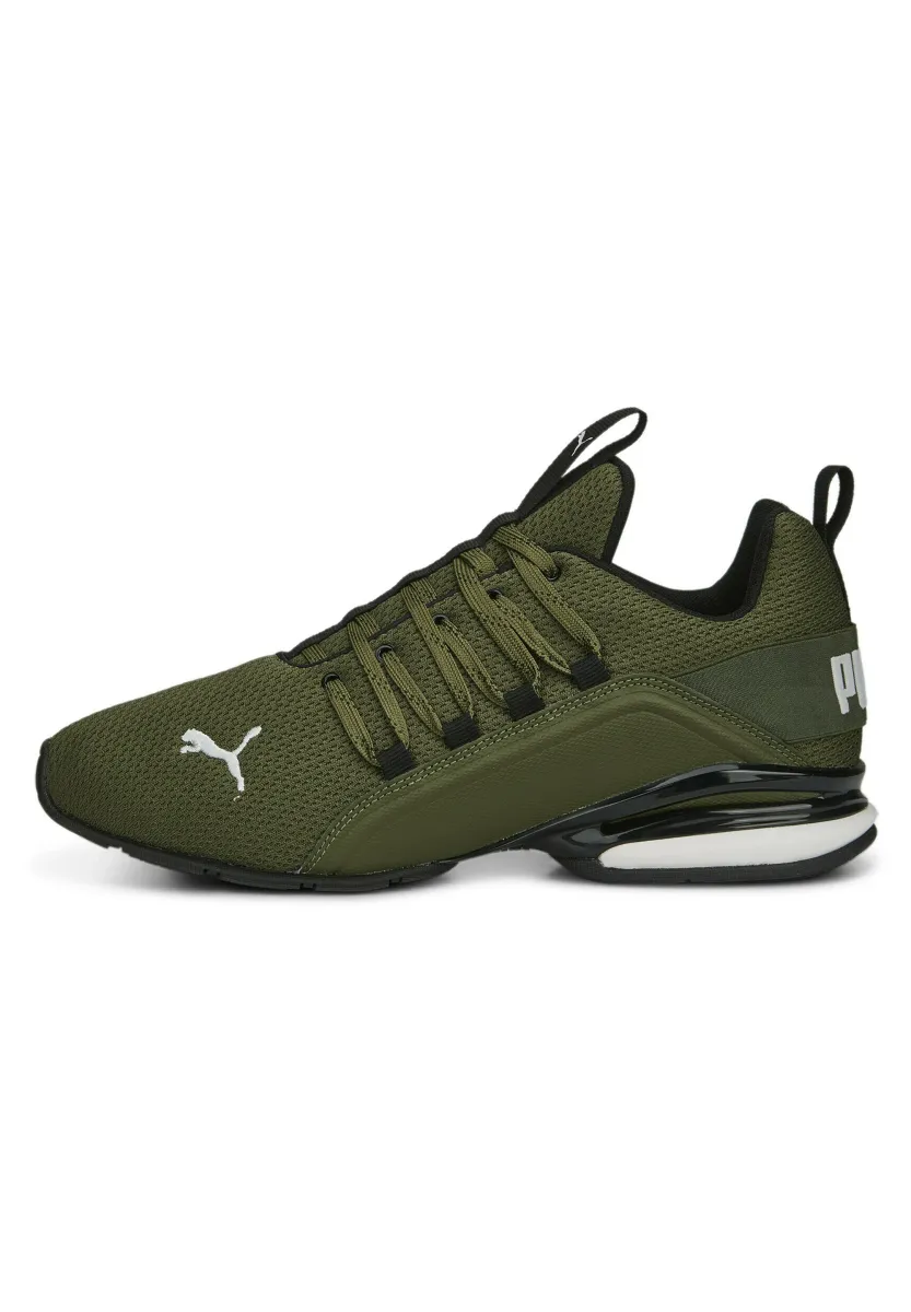 AXELION REFRESH - Laufschuh Straße - green moss/black/feather gray