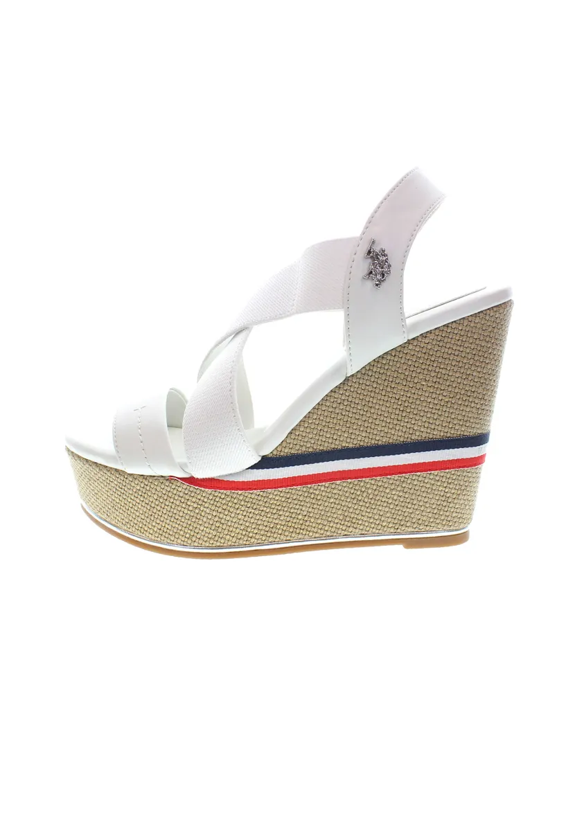 AYLIN - Plateausandalette - whi