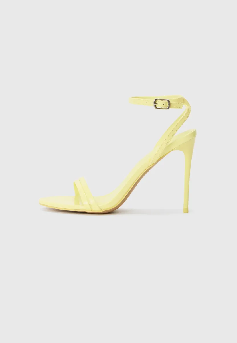 AZUUCAR  - High Heel Sandalette - light yellow