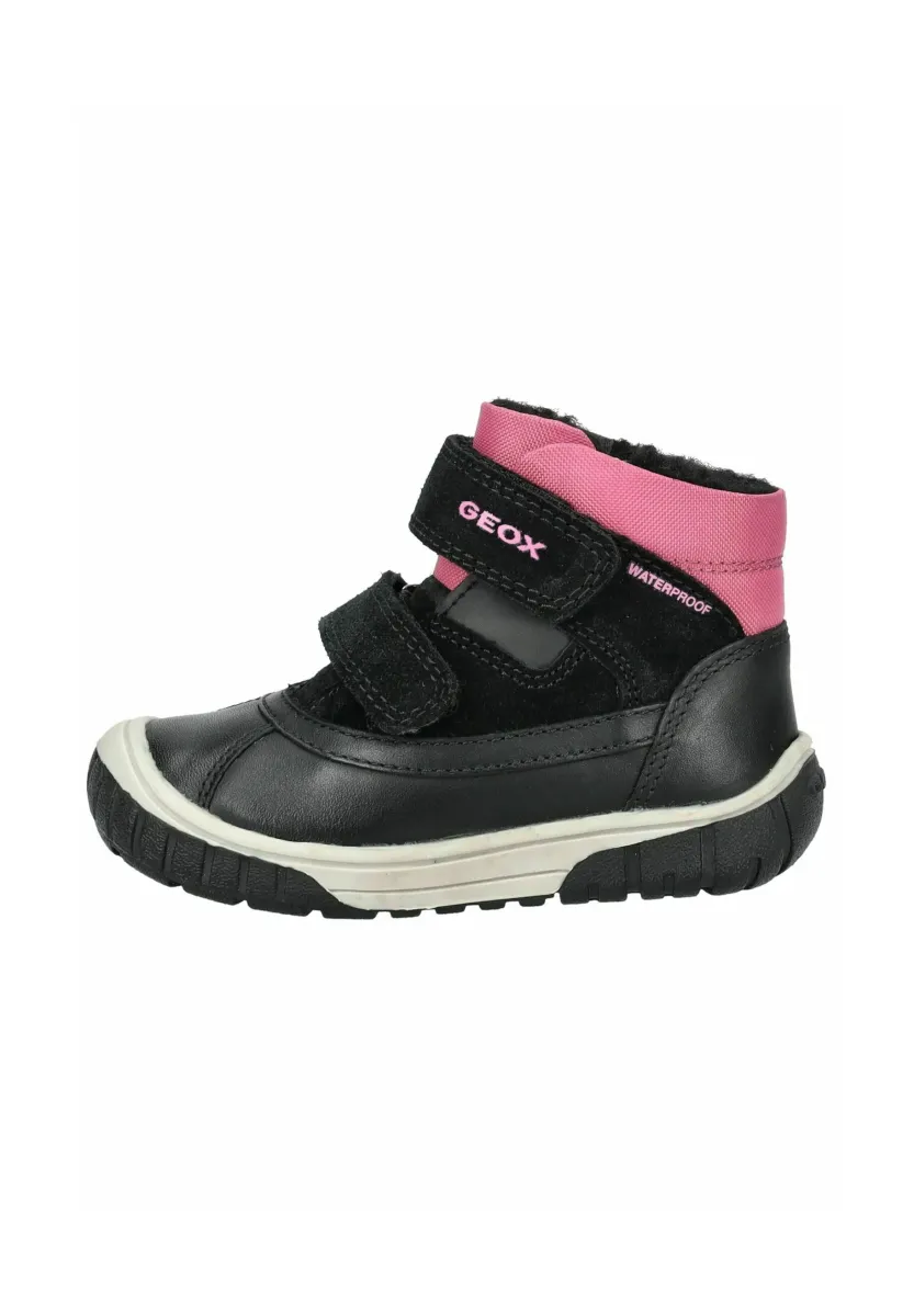 B OMAR WPF - Snowboot/Winterstiefel - black fuchsia c