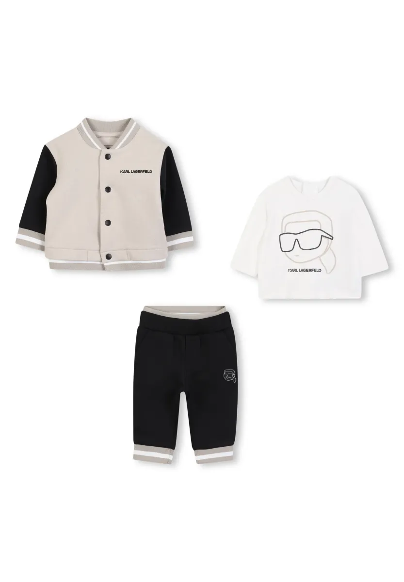 BABY 3 PACK - Langarmshirt - black stone