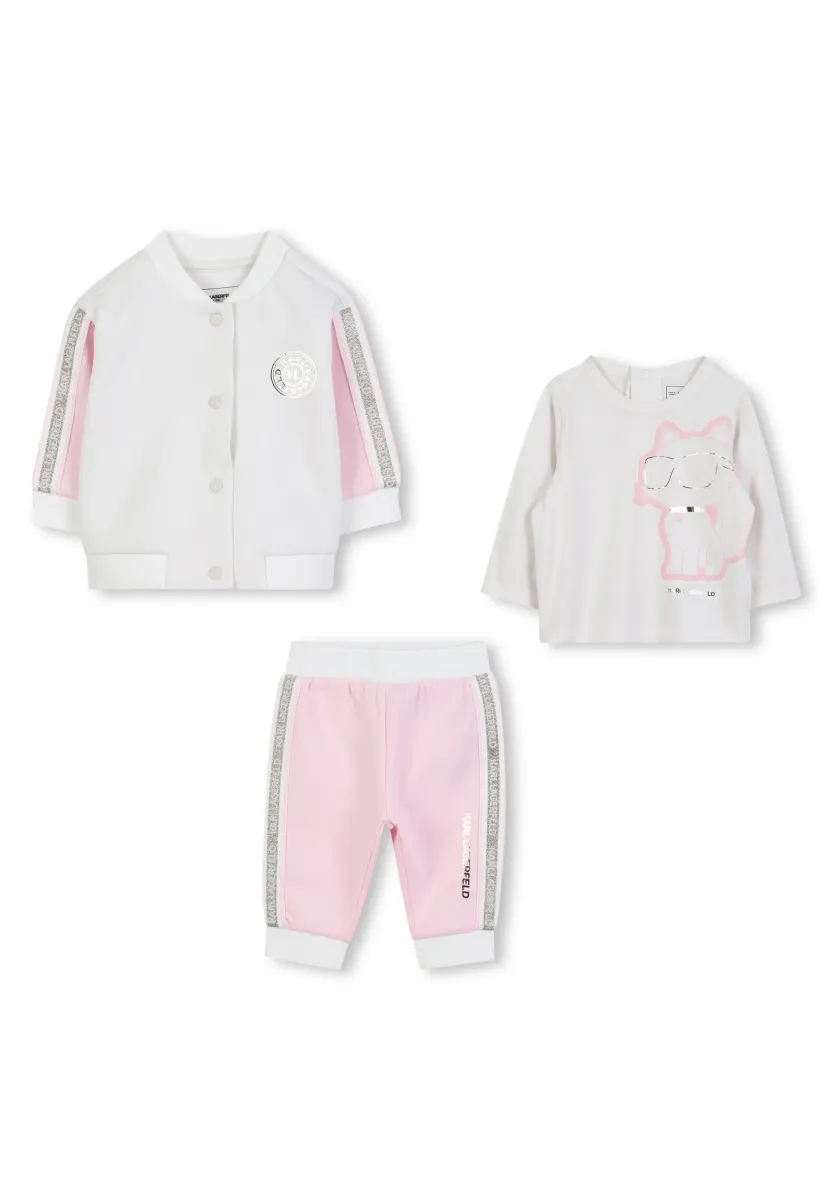 BABY 3 PACK - Langarmshirt - off white/pink