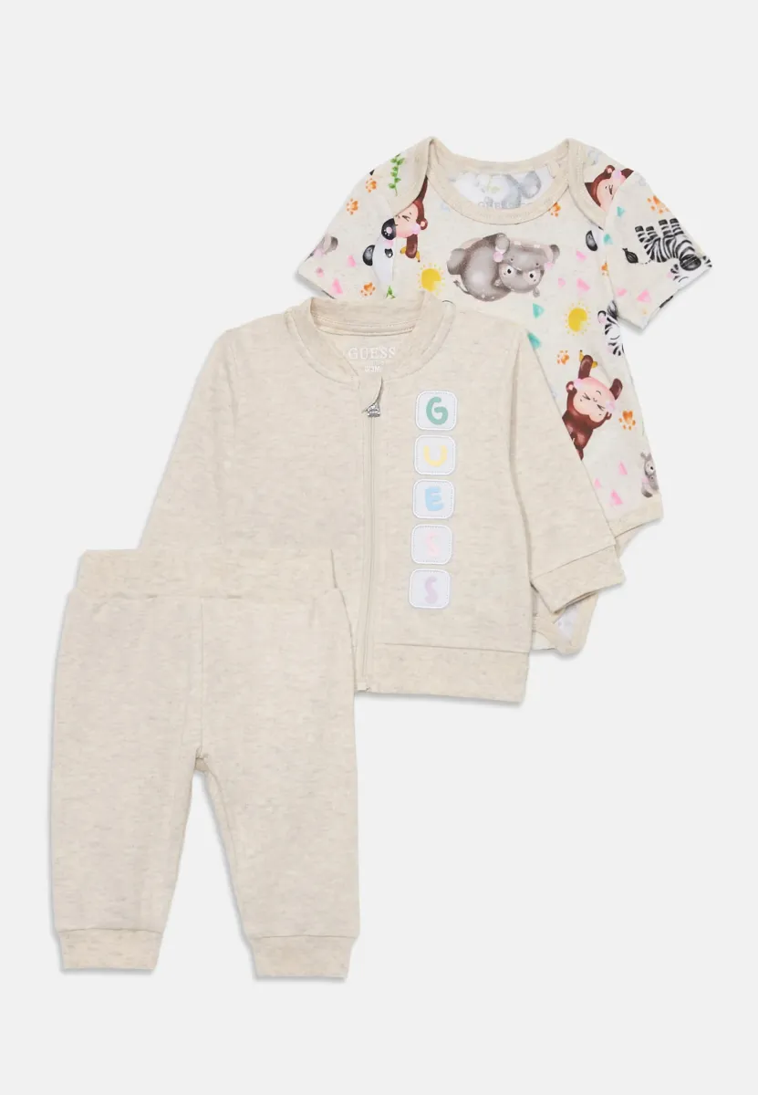 BABY ACTIVE PANTS SET UNISEX - Body - light oatmeal