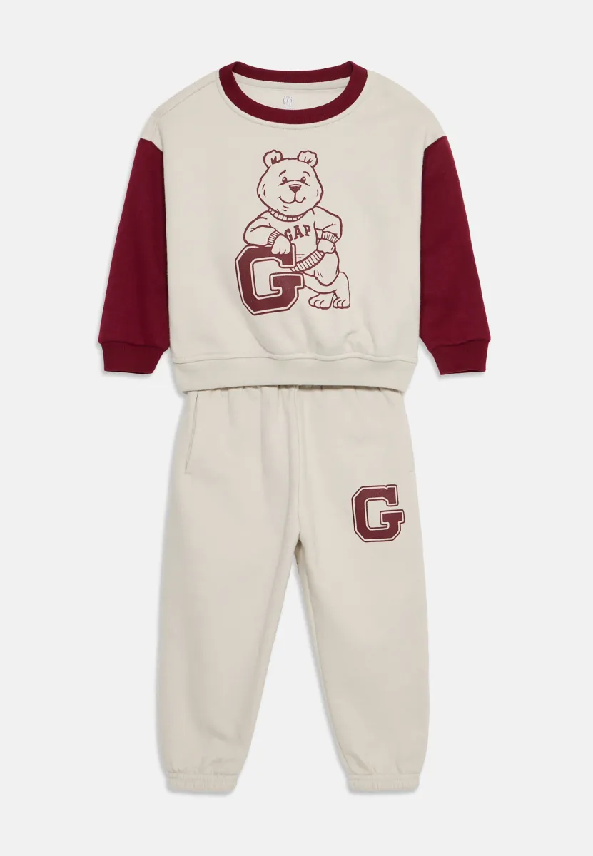 BABY & TODDLER VARSITY LOGO SWEAT SET - Sweatshirt - regular grey