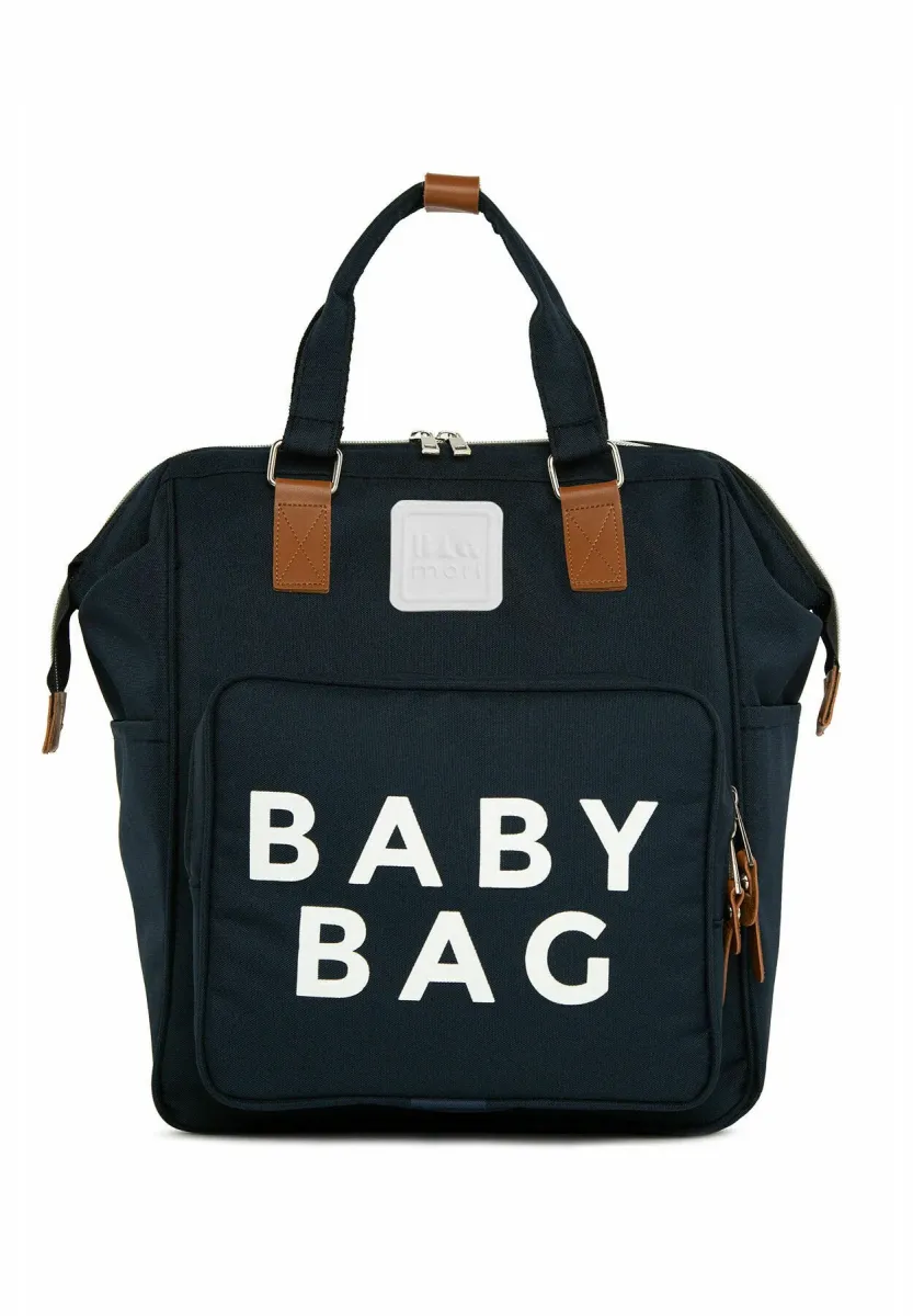BABY BAG PRINTED DIAPER BAG BACKPACK - Wickeltasche - dunkelblau