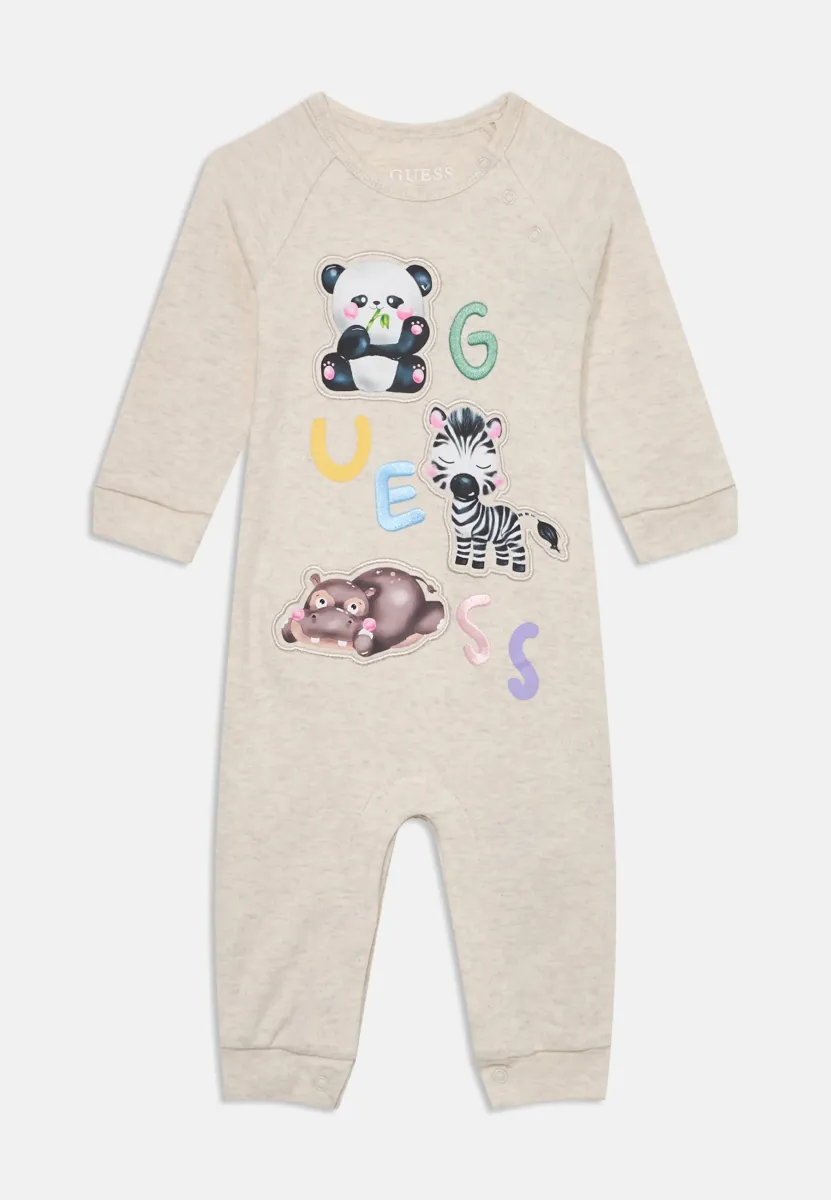 BABY INTERLOCK OVERALL UNISEX - Strampler - light oatmeal
