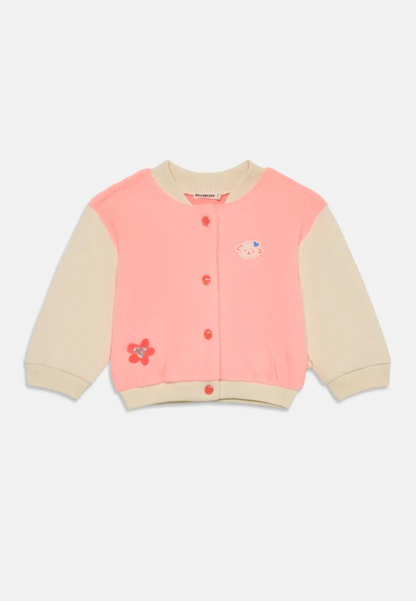 BABY  - Sweatjacke - off white/pink