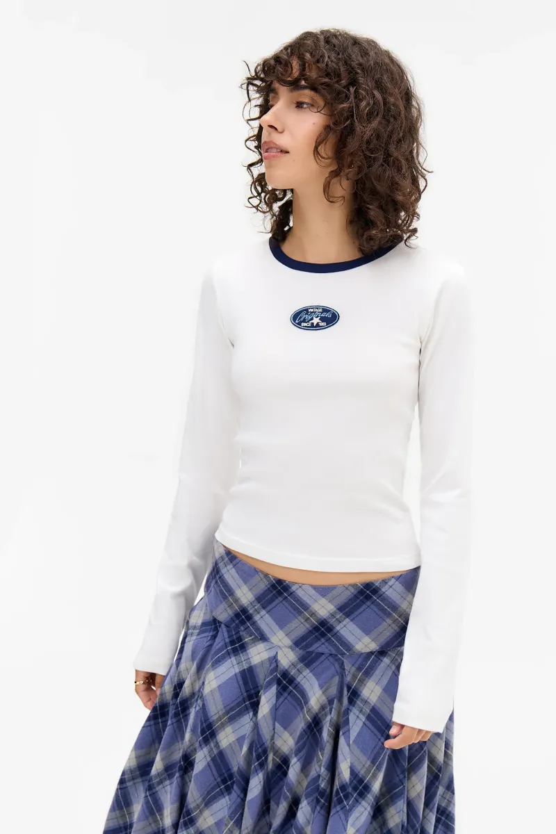 BABY TEE - Langarmshirt - cream