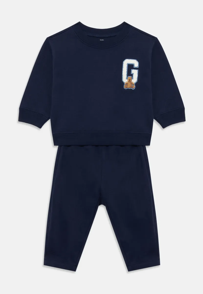 BABY VINTAGESOFT VARSITY LOGO SWEAT SET - Trainingsanzug - navy uniform