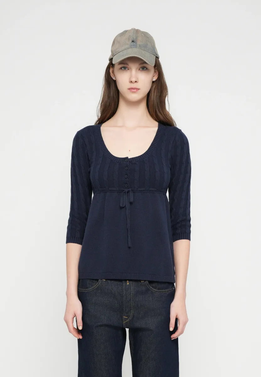 BABYDOLL  - Strickpullover - navy