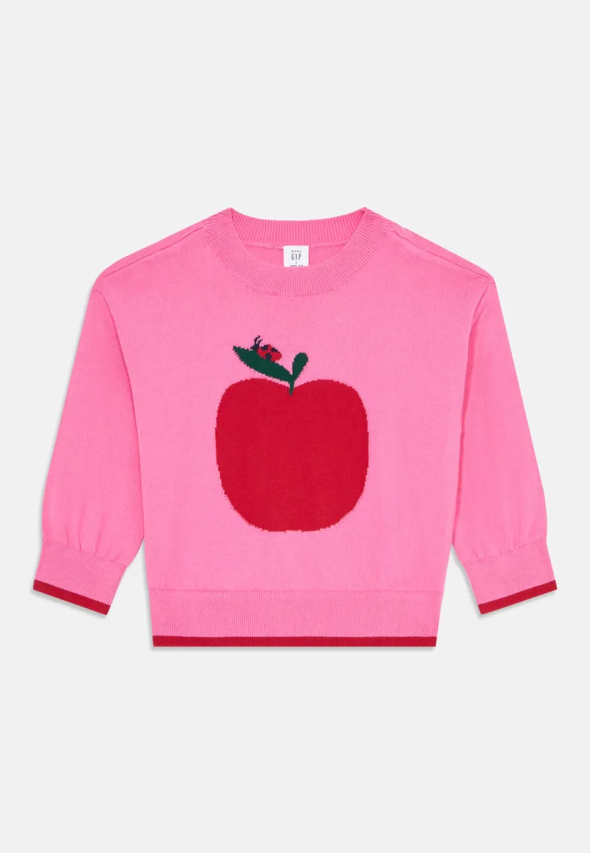 BABYGAP INTARSIA SWEATER - Strickpullover - pink