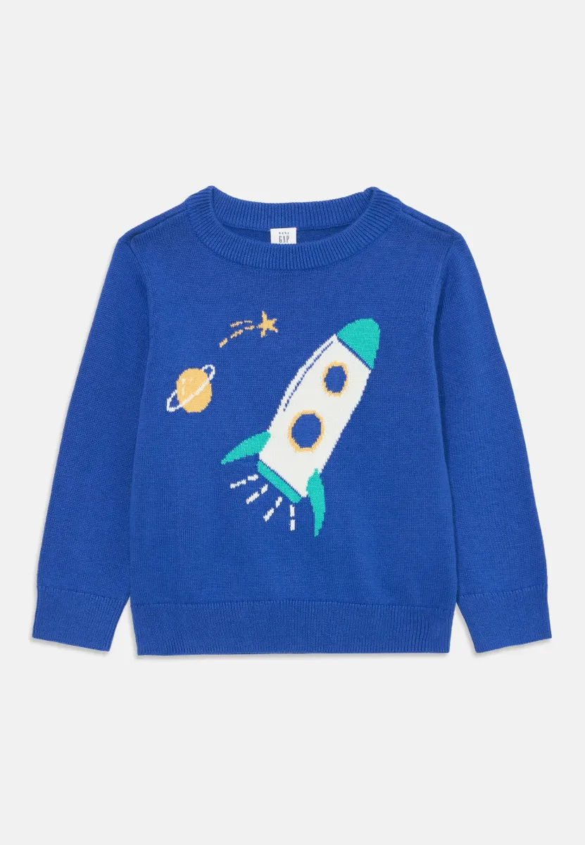 BABYGAP INTARSIA SWEATER - Strickpullover - royal gem
