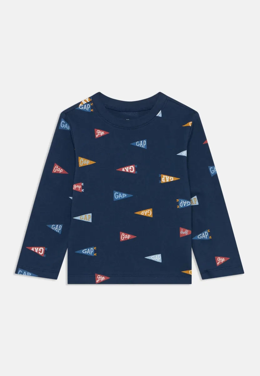 BABYGAP PRINT T-SHIRT - Langarmshirt - mariner navy