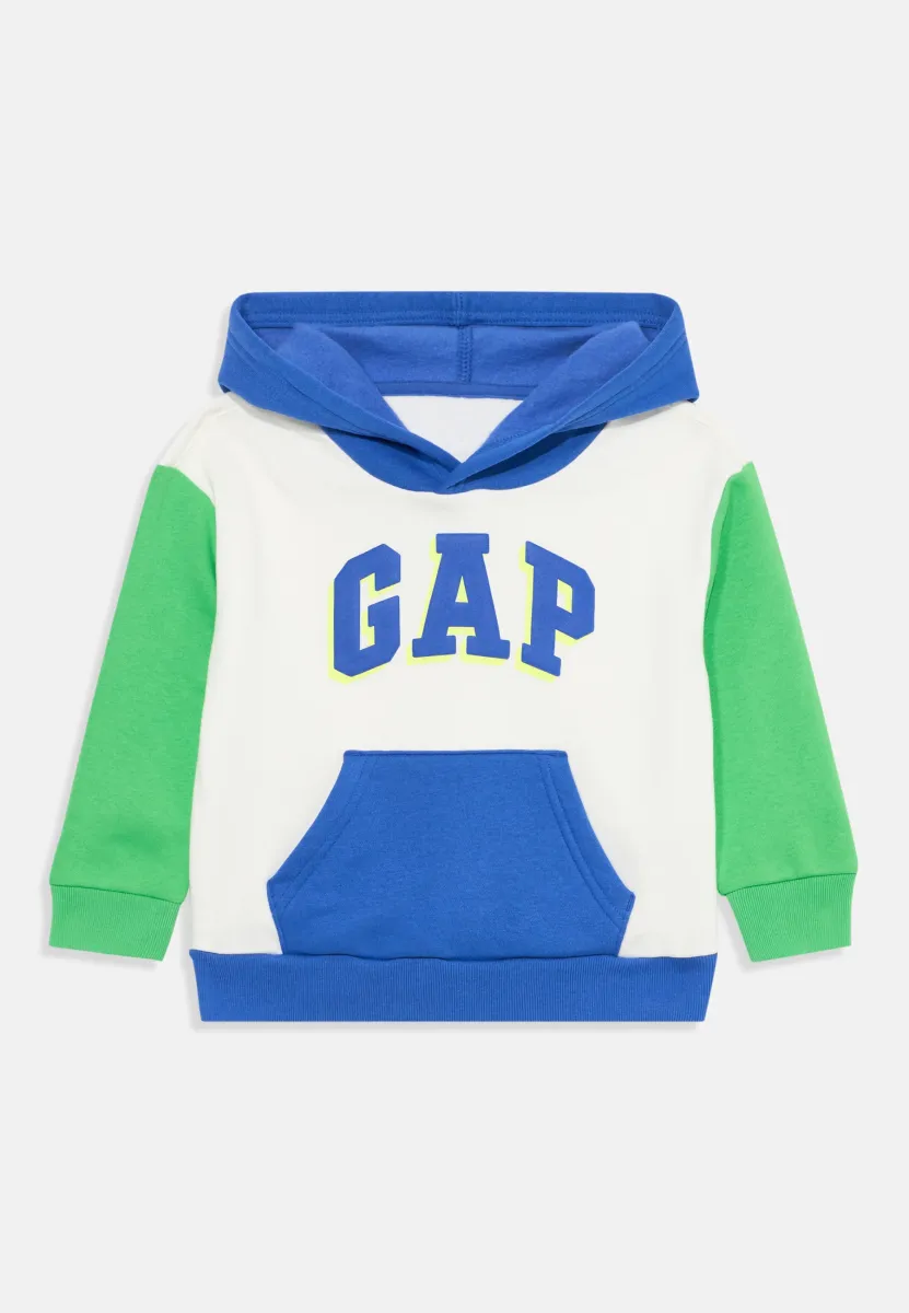 BABYGAP RELAXED LOGO COLORBLOCK HOODIE - Sweatshirt - dazzling blue